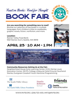 2026 Book Fair Flyer - English