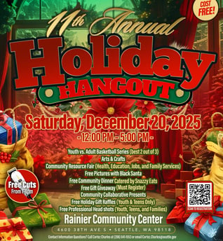 rainier community center - holiday hang out - dec 2025